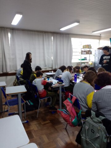 1o acompanhamento no colégio Paulo Freire