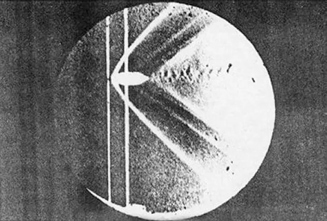 Mach studies shock-waves