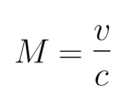 Mach establishes the Mach number