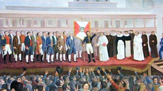 Declaración de independecia de Peru