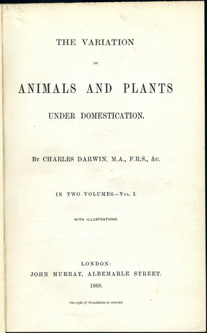 Charles Darwin February 12, 1809 - April 19, 1882