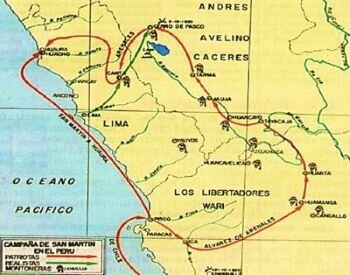 Inicia la campaña del Perú