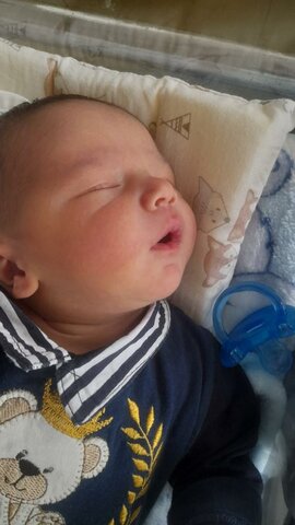 Meu irmãozinho Yuri nasceu!