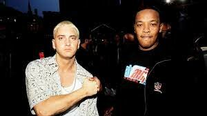 Eminem is signed by Dr Dre's