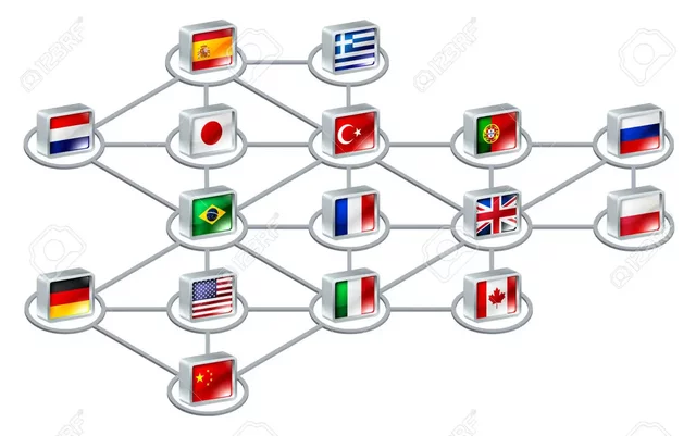 Conexiones entre distintos países