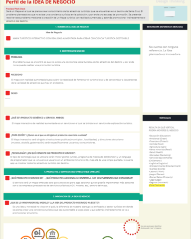 PERFIL DE LA IDEA DE NEGOCIO