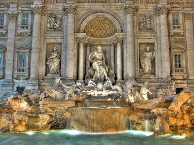 La fontana de Trevi