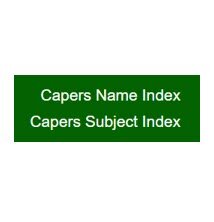 Capers subject index updated