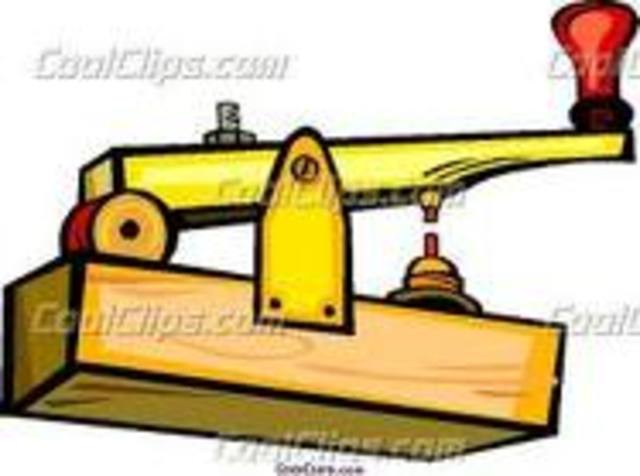 First Telegraph Lines are built