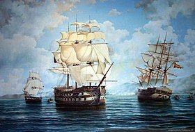 Partida de San Martín hacia Buenos Aires