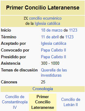 I CONCILIO DE LETRÁN