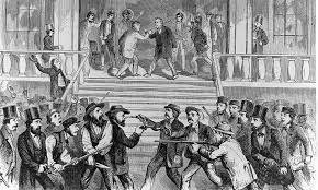 Beginning of the Civil War; pro-slavery and anti-slavery