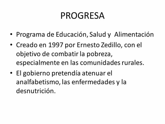 PROGRAMA DE EDUCACIÓN, SALUD Y ALIMENTACIÓN