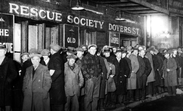 Wall Street crash begins the Great Depression