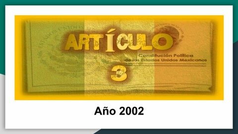 Reforma del artículo 3° constitucional