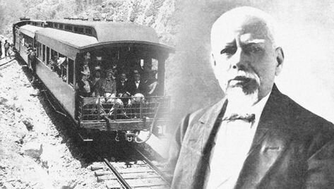 ELOY ALFARO EN EL FERROCARRIL