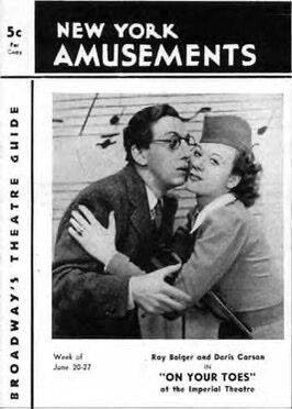 "On Your Toes" Playwrights Richard Rodgers, George Abbott, and Lorenz Hart; Composed by Richard Rodgers