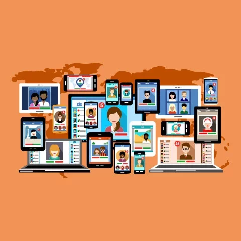 Aparición de la primera Red social