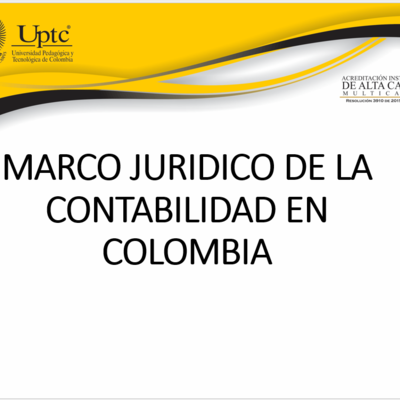 Timeline: MARCO JURIDICO DE LA CONTABILIDAD EN COLOMBIA