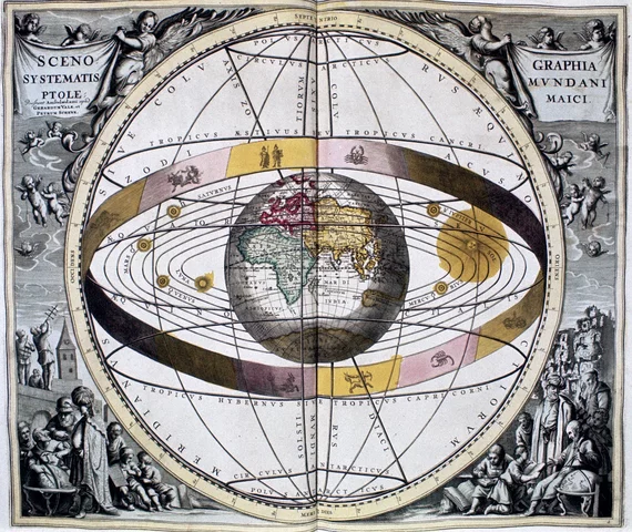 Claudius Ptolemy develops geocentric solar system