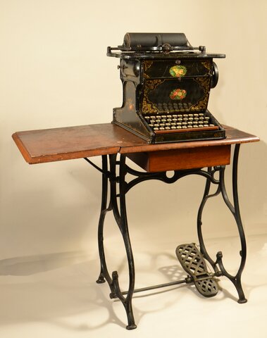 First typewriter Remington's First Sholes & Glidden Type-Writer