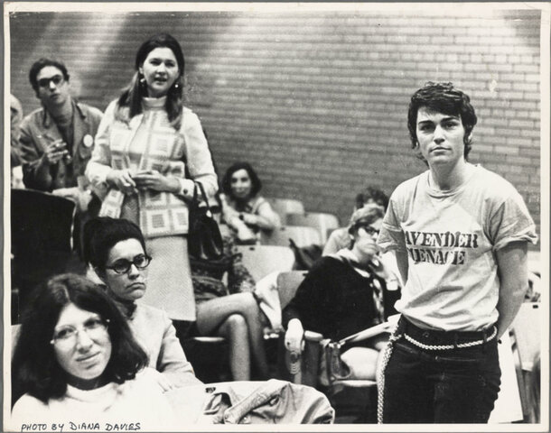 Lavender Menace protest