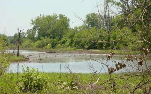 Clark camped on shore
