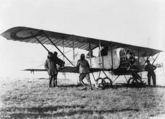 The first plane used in war