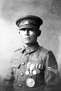 Francis Pegahmagabow and First Nations soldiers +1 category social change