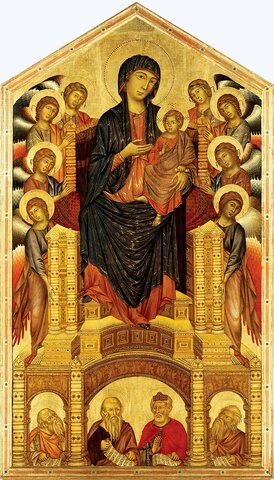 Maestà (Madonna di S. Trinità) di CIMABUE