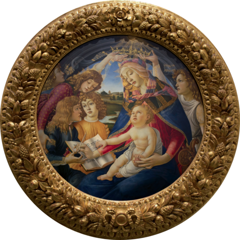 La Madonna del Magnificat di BOTTICELLI