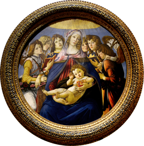 La Madonna della Melagrana di BOTTICELLI