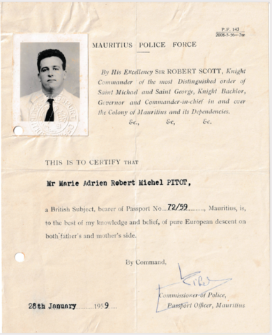 Naissance Michel Pitot