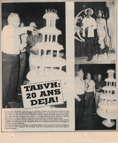20 ans du Trou Aux Biches Hotel