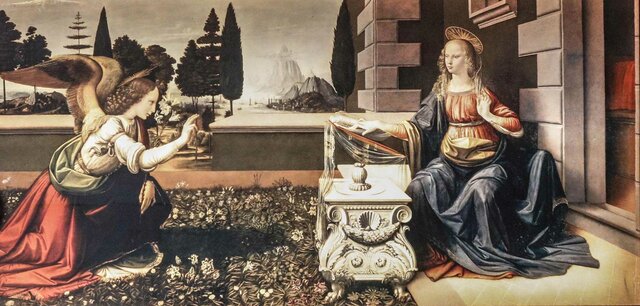 L'Annunciazione di DA VINCI