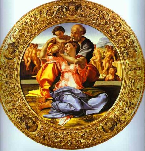 Sacra Famiglia di MICHELANGELO
