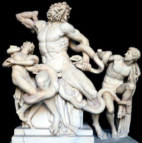 Laocoonte e i suoi due figli
