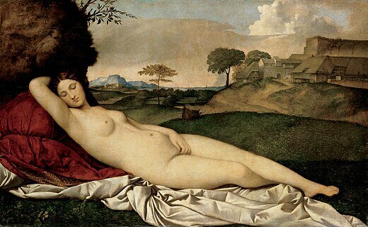 Venere Dormiente di GIORGIONE