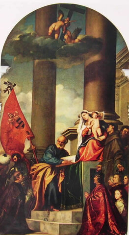 Sacra conversazione coi Dottori di TIZIANO