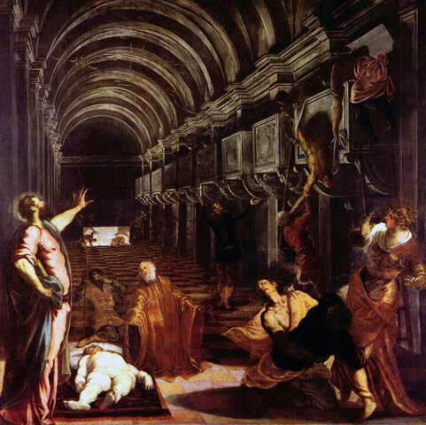 Il ritrovamento del corpo di San Marco di TINTORETTO