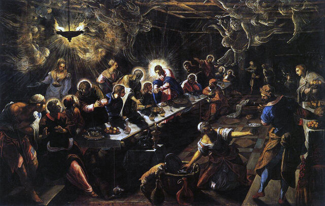 Ultima cena di TINTORETTO