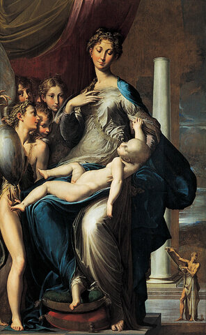 La Madonna dal collo lungo di PARMIGIANINO