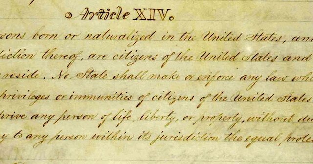 The Fourteenth Amendment was approved.