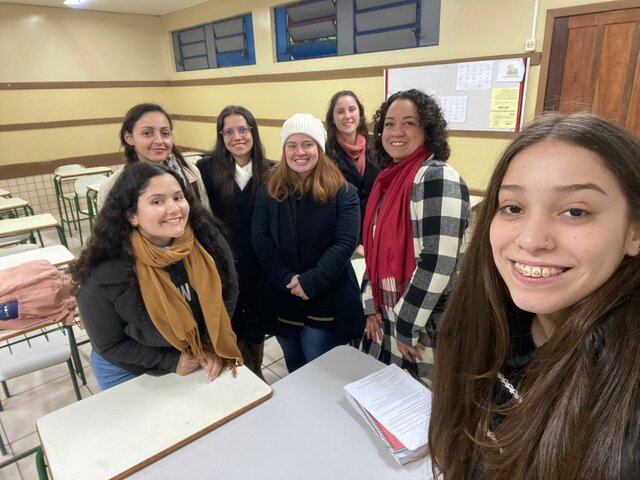 Visita Colégio Estadual Ceretta