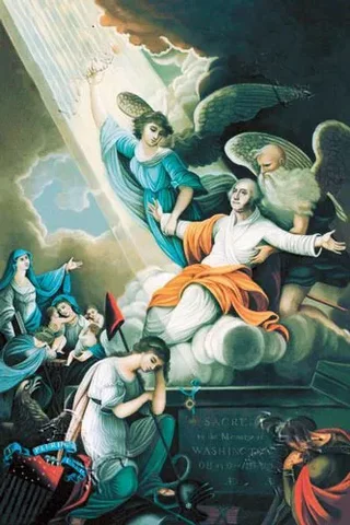George Washingtons ascension into heaven