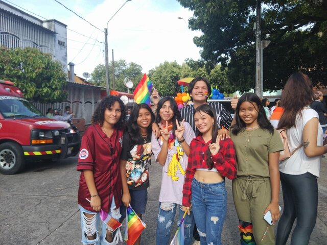 I went to the gay march