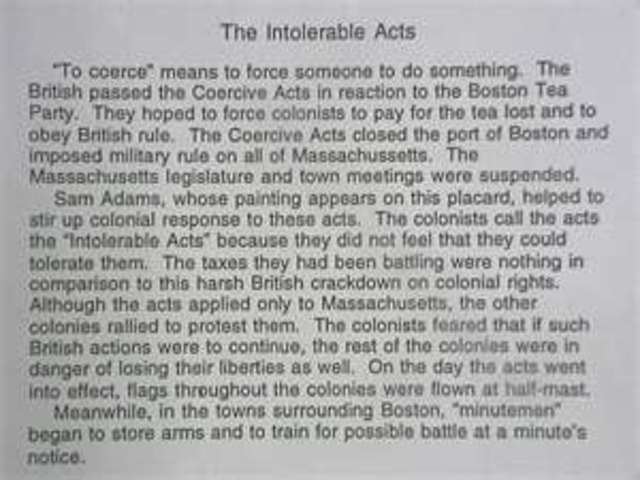 Intolerable Acts