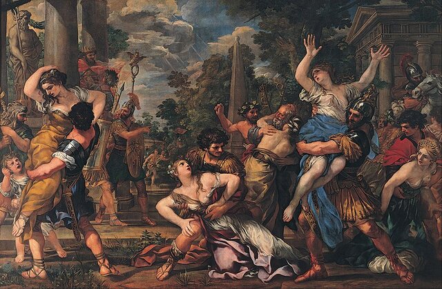 Ratto delle Sabine di PIETRO DA CORTONA
