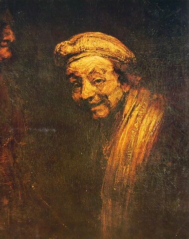 Autoritratto ridente di REMBRANDT