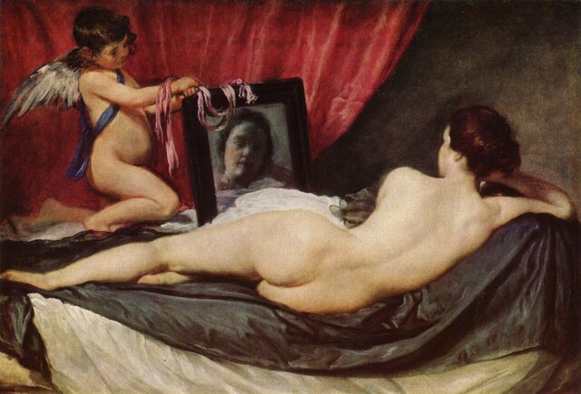 Venere allo specchio di VELASQUEZ